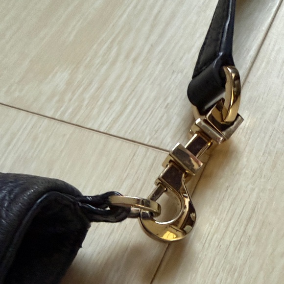 Tory Burch Flap Black Crossbody Bag with Gold Hardware - Picture 8 of 16